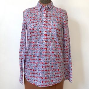 Liberty for J. Crew Matilda tulip popover top